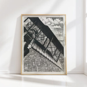 banking at 4000 feet 1917 christopher r w nevinson high quality print