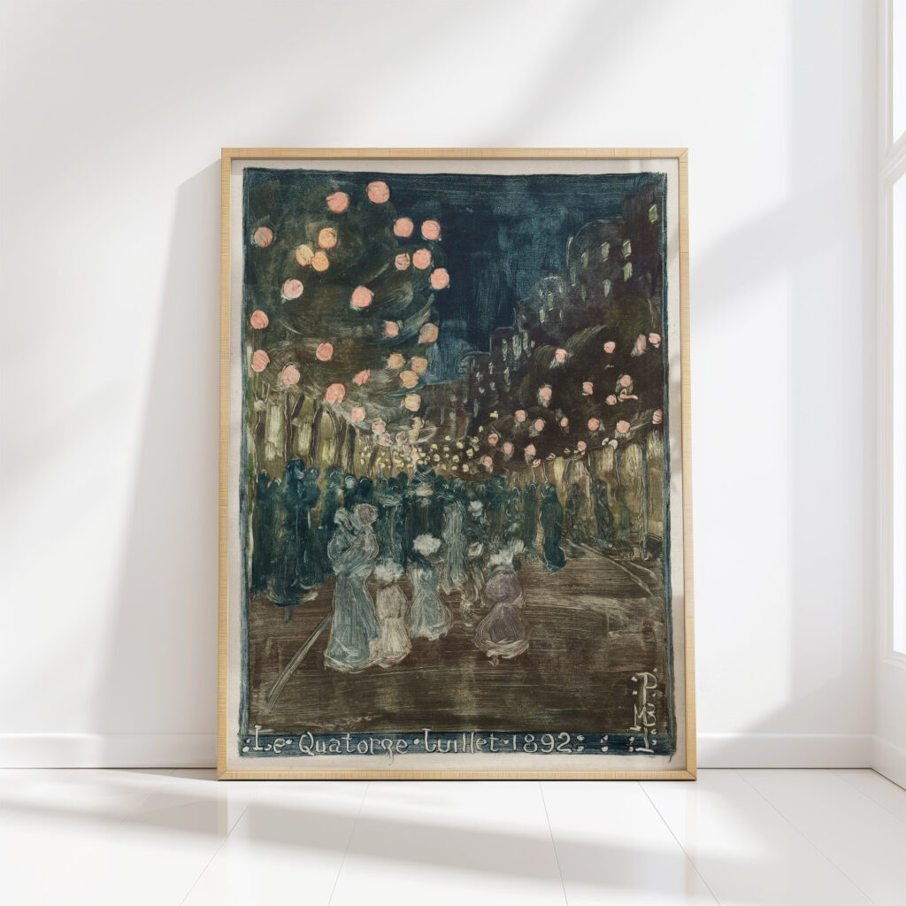 bastille day 1892 maurice prendergast high quality print