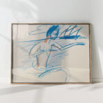 bather with sailing boat 1913 ernst ludwig kirchner high quality print