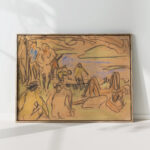 bathers 1905 ernst ludwig kirchner high quality print