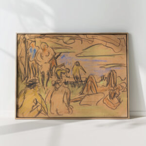 bathers 1905 ernst ludwig kirchner high quality print