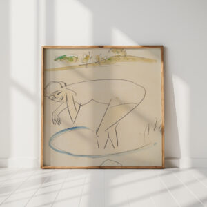 bathers by the shore 1911 ernst ludwig kirchner high quality print