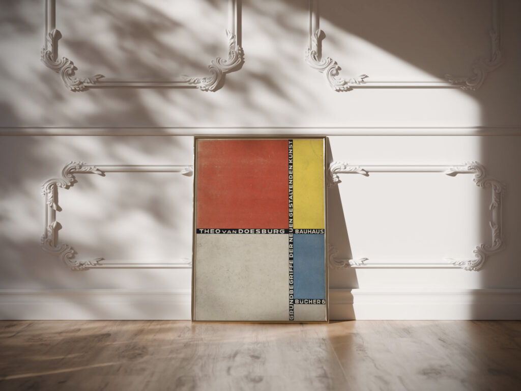 bauhaus books 6 1925 theo van doesburg high quality print