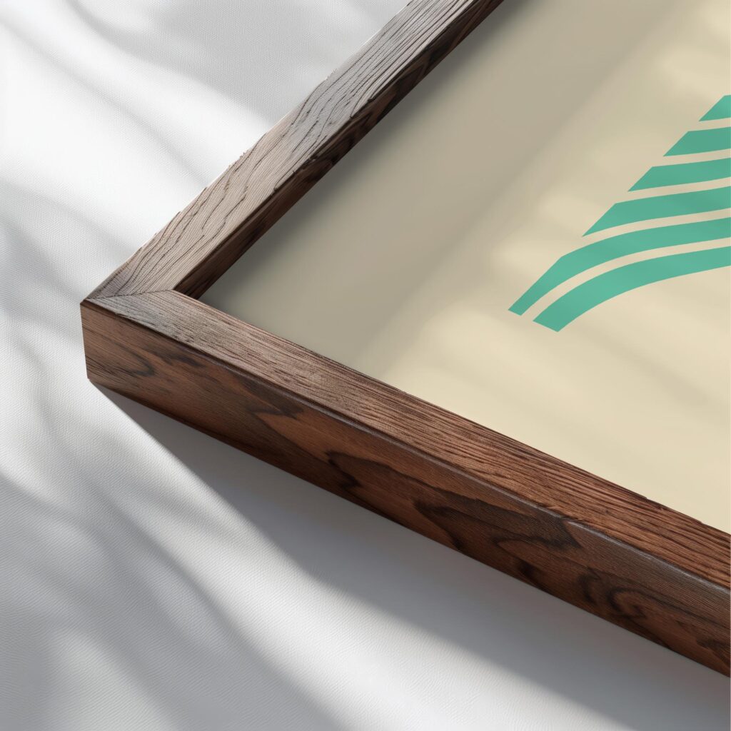 bauhaus print beige tone wavy lines design 3