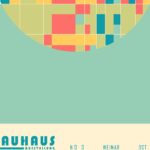 bauhaus print blue geometric simplistic design 4