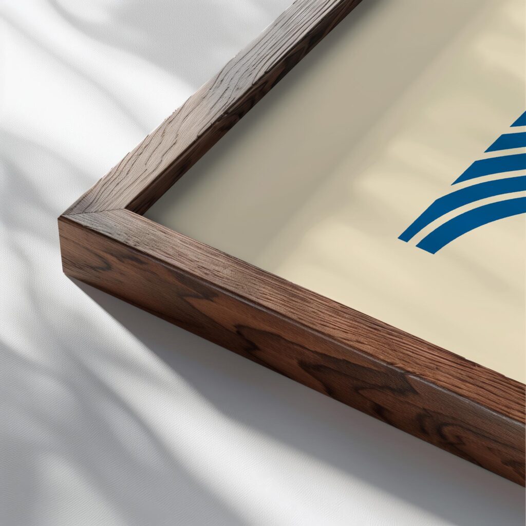 bauhaus print blue wave abstract minimalist art 3