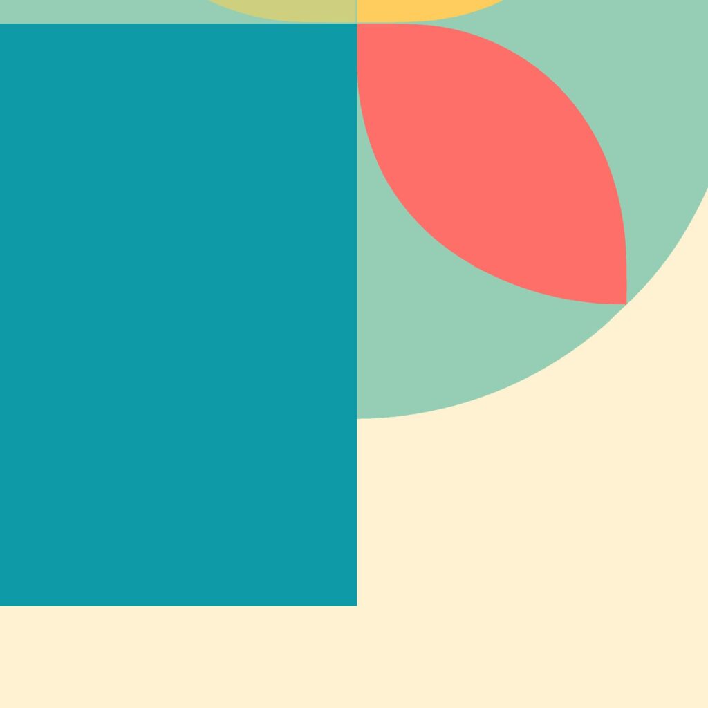 bauhaus print bold geometric color block design 4
