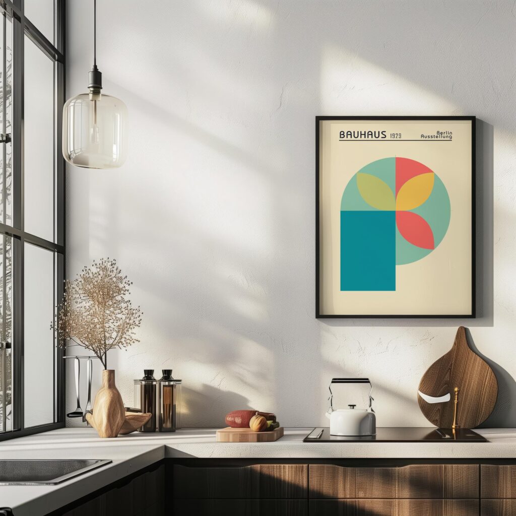 bauhaus print bold geometric color block design 5