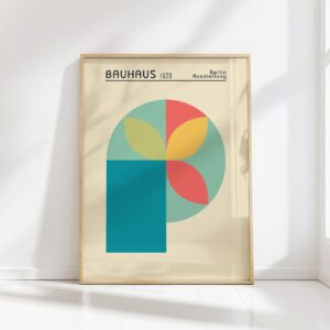 bauhaus print bold geometric color block design 8
