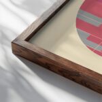 bauhaus print bold red geometric shapes 3