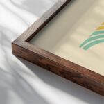 bauhaus print coral with wavy line pattern 3