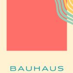 bauhaus print coral with wavy line pattern 4