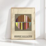bauhaus print fall palette geometric design