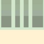 bauhaus print green tones geometric blocks 4