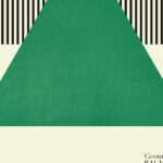 bauhaus print green triangle abstract lines 4