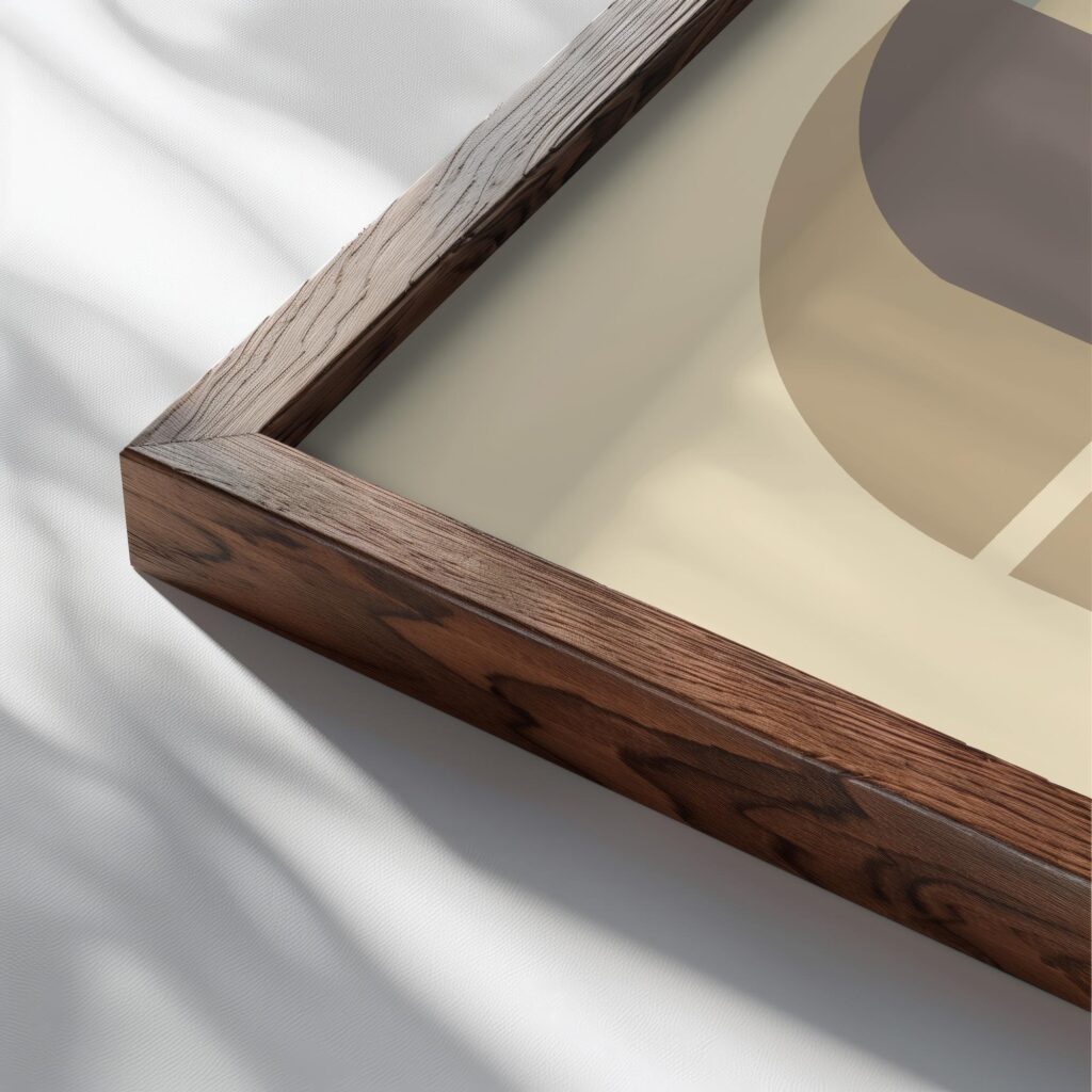 bauhaus print in cool tones with geometric shapes 3