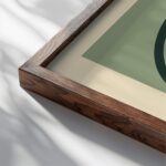 bauhaus print in earth tones with abstract arches 3