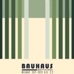 bauhaus print in earth tones with abstract arches 4