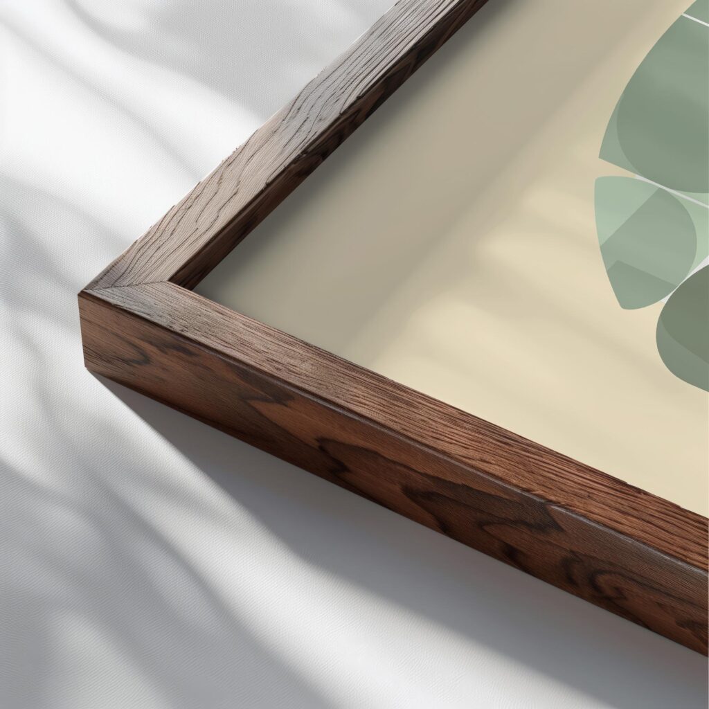 bauhaus print in neutral tones geometric shapes 3