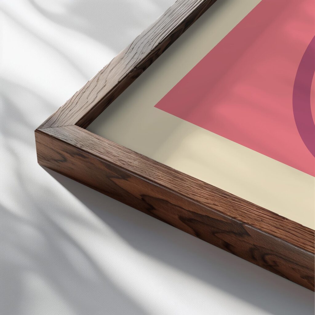 bauhaus print in warm tones with arch design 3
