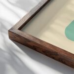 bauhaus print in warm tones with geometric blocks 3