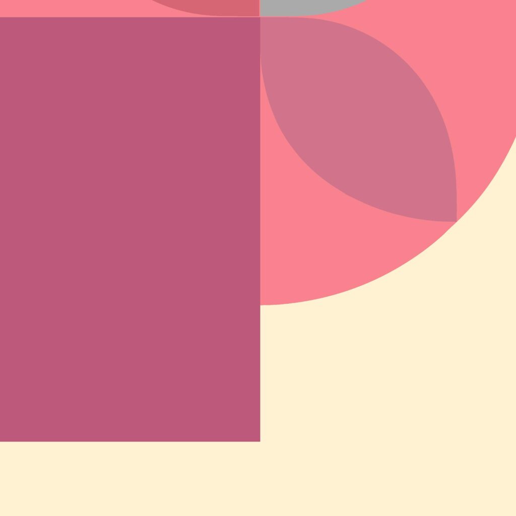 bauhaus print in warm tones with geometric design 4