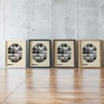 bauhaus print neutral geometric circle design 2