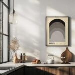 bauhaus print neutral tones arch design 5