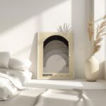 bauhaus print neutral tones arch design 7