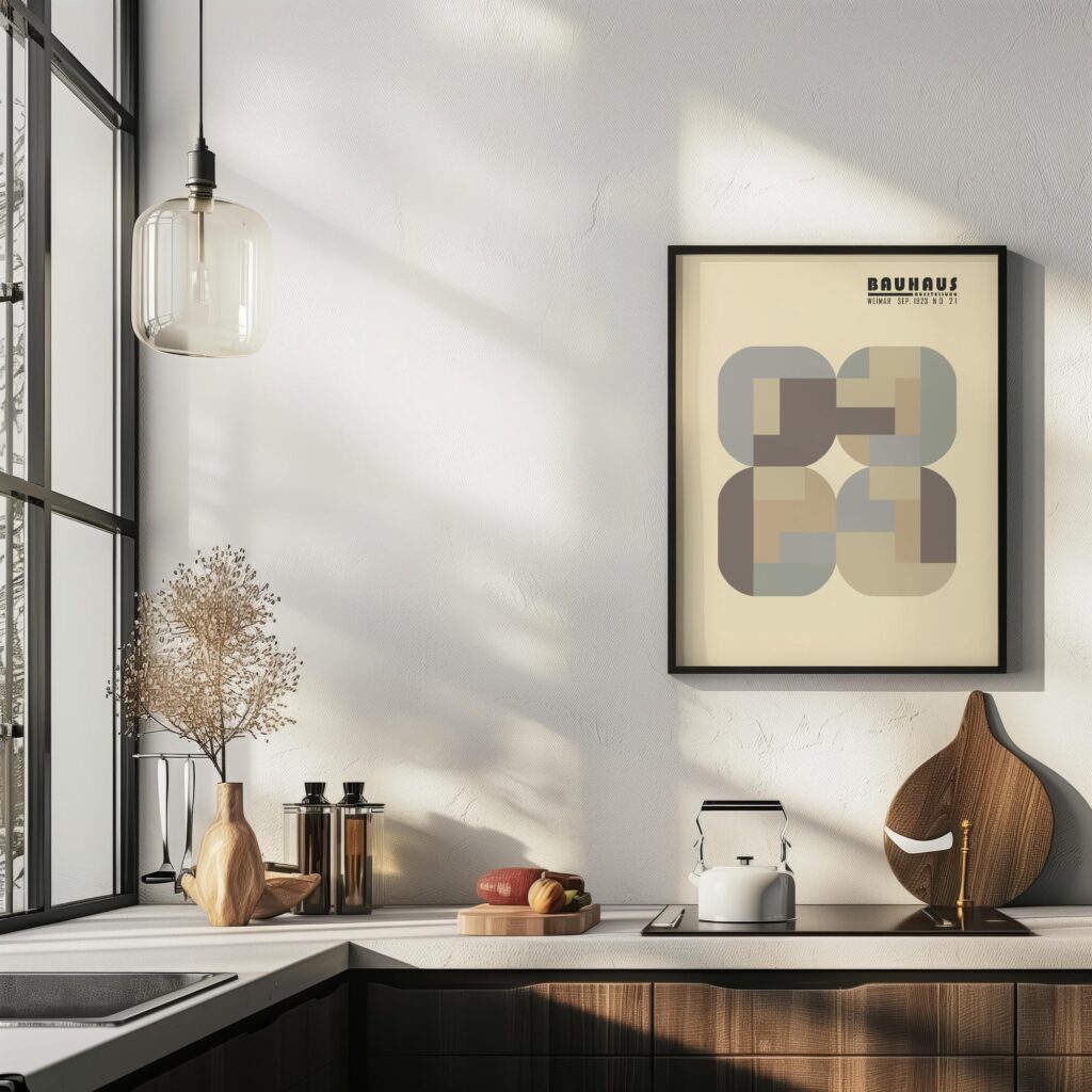 bauhaus print neutral tones block graphics 5