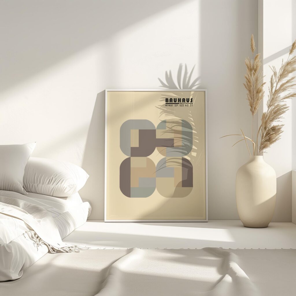 bauhaus print neutral tones block graphics 7
