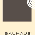 bauhaus print neutral tones geometric curves 4