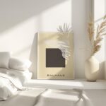 bauhaus print neutral tones geometric curves 7