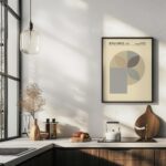 bauhaus print neutral tones geometric shapes 13