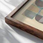 bauhaus print neutral tones geometric shapes 3