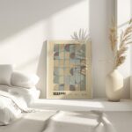 bauhaus print neutral tones geometric shapes 7