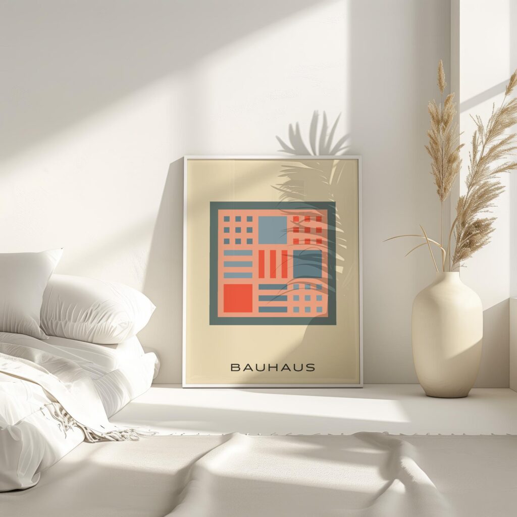 bauhaus print neutral tones graphic blocks 7