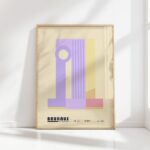 bauhaus print pastel geometric minimalist artwork 2