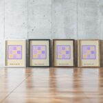 bauhaus print pastel geometric shapes lines 2