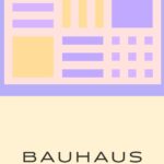 bauhaus print pastel geometric shapes lines 4