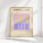 bauhaus print pastel tone minimalist geometry 8