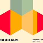 bauhaus print summer tones abstract composition 4