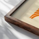 bauhaus print warm tones abstract flow design 3