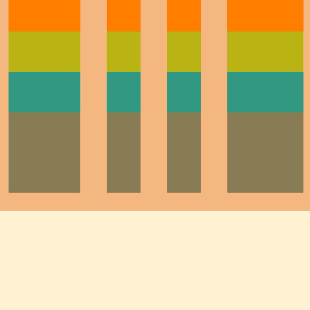 bauhaus print warm tones color block artwork 4