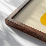 bauhaus print warm tones geometric artwork 3