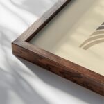 bauhaus print with neutral tones and flowing lines 3