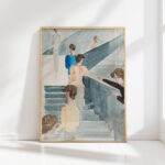 bauhaus stairway 1931 1932 oskar schlemmer high quality print 8