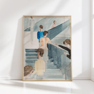 bauhaus stairway 1931 1932 oskar schlemmer high quality print 8