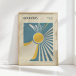 bauhaus style exhibition art print for modern decor 2