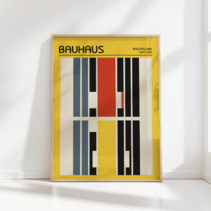 bauhaus style exhibition artwork print 2